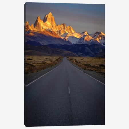 Argentina, Patagonia. Fitz Roy, Highway Canvas Print #GTH43} by George Theodore Art Print