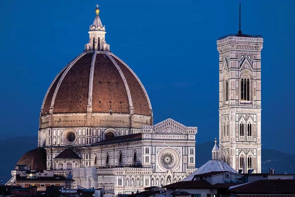 Places Of Worship: Italy, Florence, Duomo, Cathedral by George Theodore