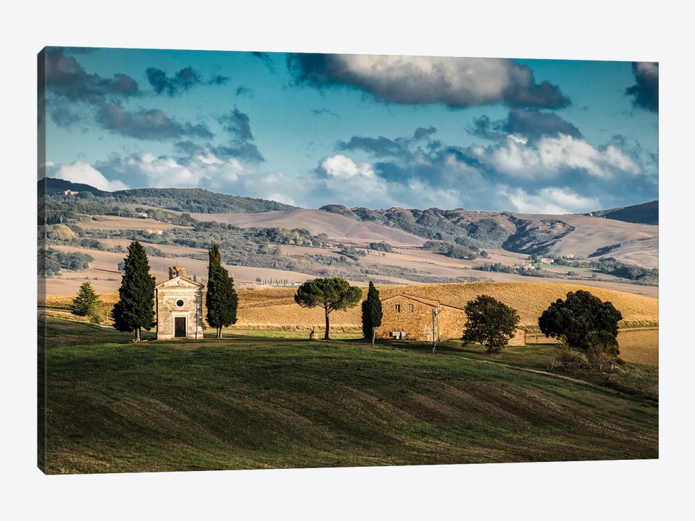 Italy, Tuscany. Chapel by George Theodore 1-piece Art Print