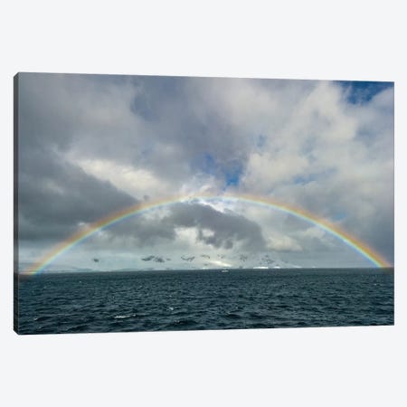 Antarctica, full rainbow, Gerlach Strait Canvas Print #GTH4} by George Theodore Canvas Print