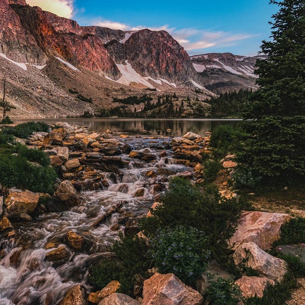 Wyoming: Wyoming, Snowy Range. by George And Marilu Theodore