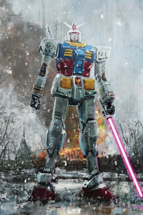 Gundam Giardini Reali by Andrea Gatti wall art