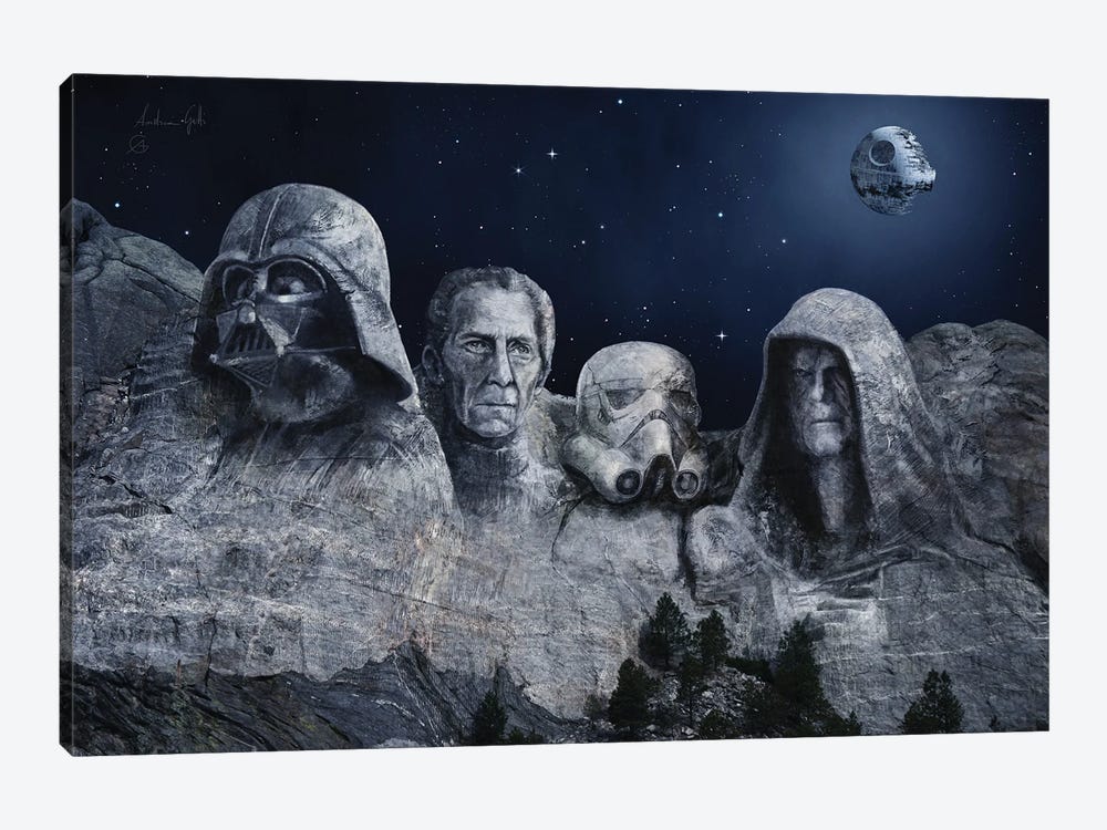 Rushmore Dark Force by Andrea Gatti 1-piece Canvas Print