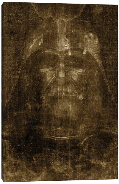 Darth Shroud Canvas Art Print - Darth Vader