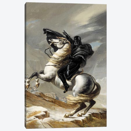 Darth Napoleon Canvas Print #GTI26} by Andrea Gatti Art Print