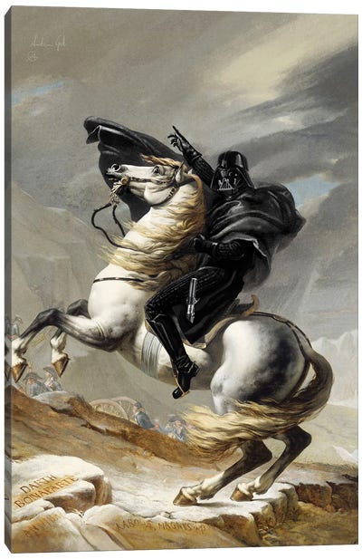 Darth Napoleon Canvas Art Print - Andrea Gatti