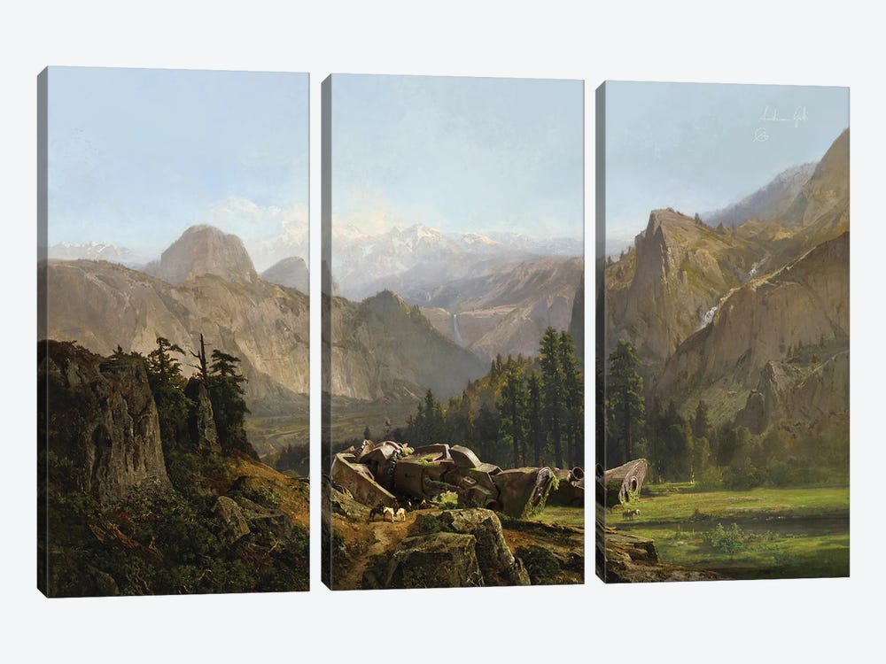 Yosemite Valley Zaku by Andrea Gatti 3-piece Canvas Artwork