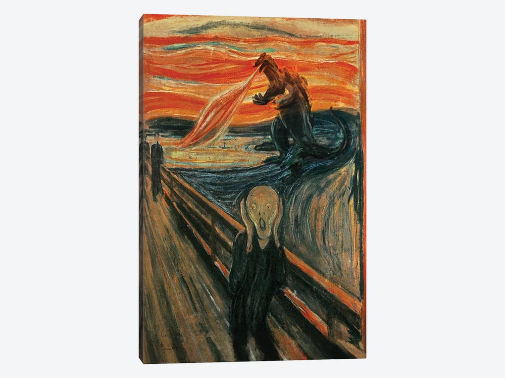 The Scream by Andrea Gatti 1-piece Canvas Art Print