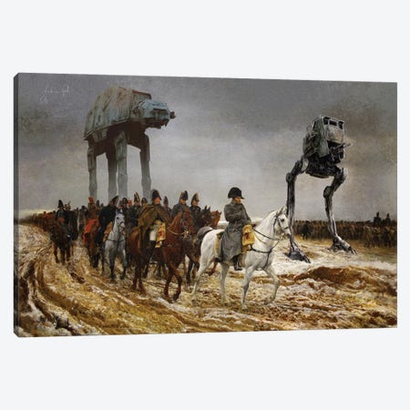 The Empire Retreats Back Canvas Print #GTI36} by Andrea Gatti Canvas Art