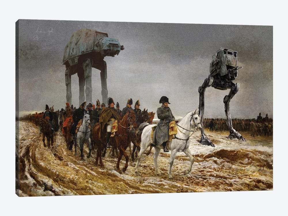 The Empire Retreats Back by Andrea Gatti 1-piece Canvas Art