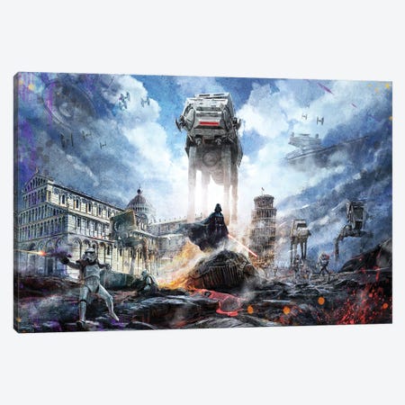 Pisa Battlefront Canvas Print #GTI46} by Andrea Gatti Canvas Art Print