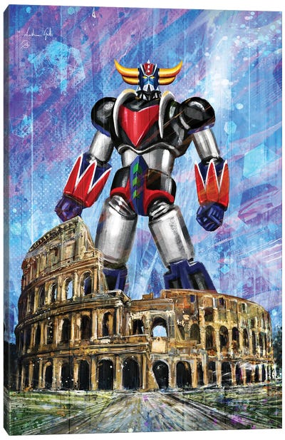 Grendizer Colosseum Canvas Art Print - Gundam
