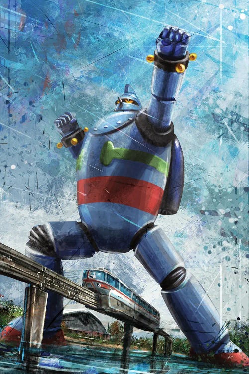 Tetsujin 28-Go by Andrea Gatti wall art
