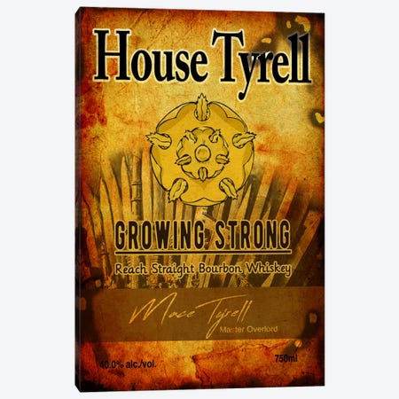 House Tyrell Bourbon Canvas Print #GTL5} by 5by5collective Art Print