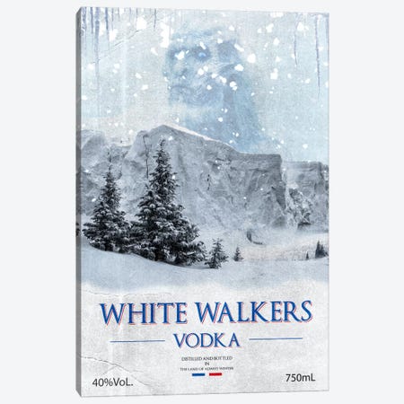 White Walker Vodka Canvas Print #GTL6} by 5by5collective Canvas Art Print