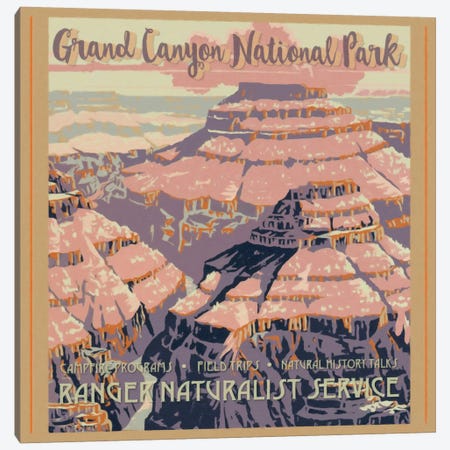 Grand Canyon National Park Canvas Print #GTS12} by Graffi*Tee Studios Art Print