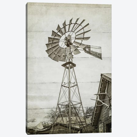Windmill Waterpump Canvas Print #GTS28} by Graffi*Tee Studios Canvas Art