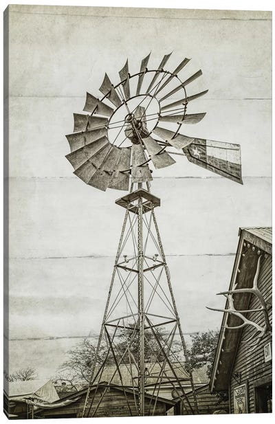 Windmill Waterpump Canvas Art Print - Graffi*Tee Studios