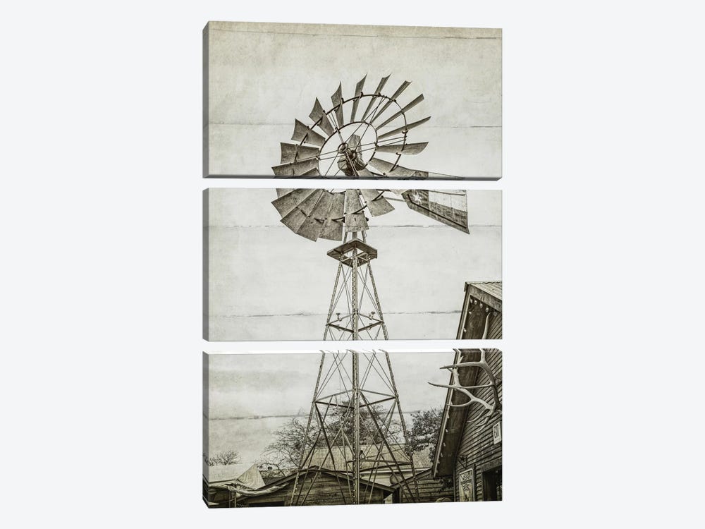 Windmill Waterpump by Graffi*Tee Studios 3-piece Canvas Artwork