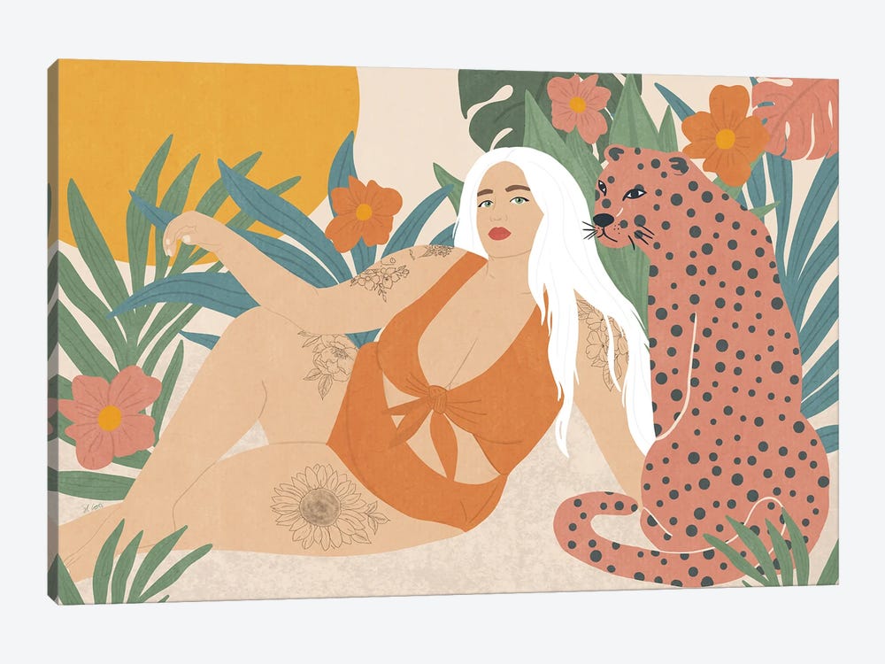 Jungle Goddess by Sheila Gotti 1-piece Canvas Artwork