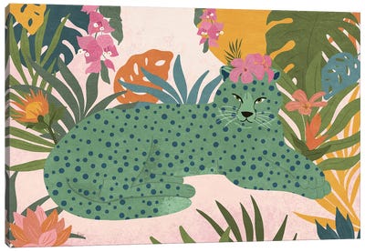 Mystical Cheetah Canvas Art Print - Sheila Gotti