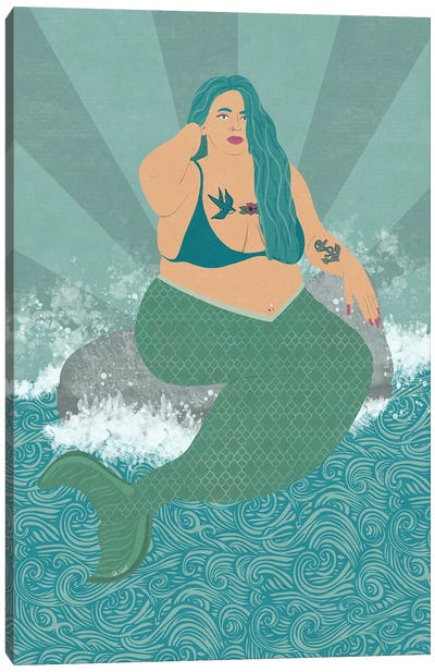 The Sea Witch Canvas Art Print - Sheila Gotti