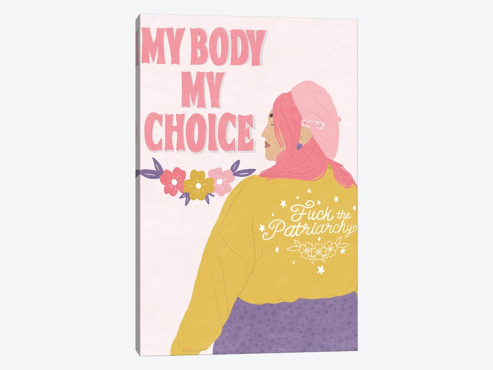 My Body My Choice by Sheila Gotti 1-piece Canvas Wall Art