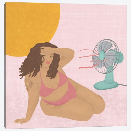 Hot Girl Summer Canvas Print #GTT44} by Sheila Gotti Canvas Art