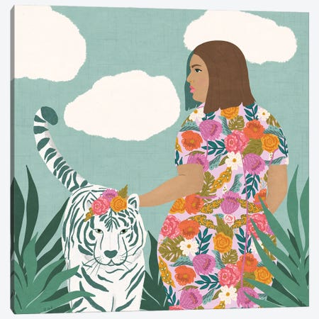 Tiger Lilly Canvas Print #GTT53} by Sheila Gotti Canvas Art