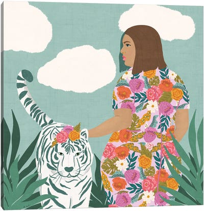 Tiger Lilly Canvas Art Print - Sheila Gotti