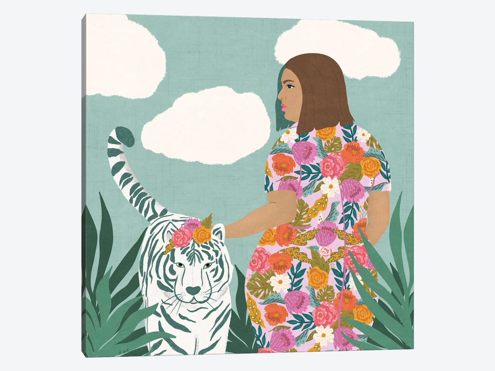Tiger Lilly by Sheila Gotti 1-piece Canvas Print
