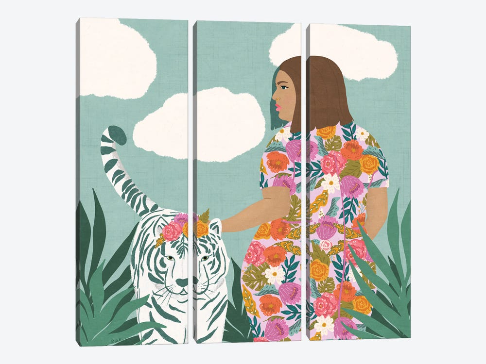 Tiger Lilly by Sheila Gotti 3-piece Art Print