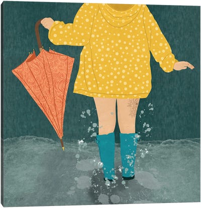Rainy Day Canvas Art Print - Sheila Gotti