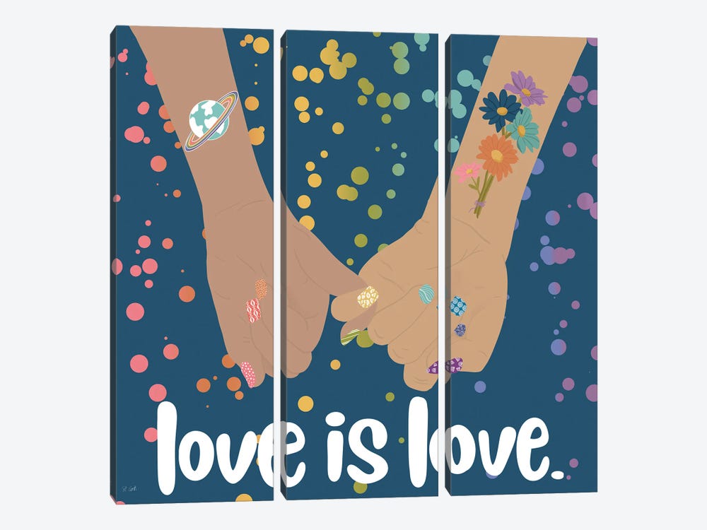 Love Is Love by Sheila Gotti 3-piece Art Print