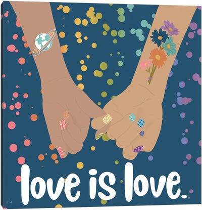 Love Is Love Canvas Art Print - The Advocate