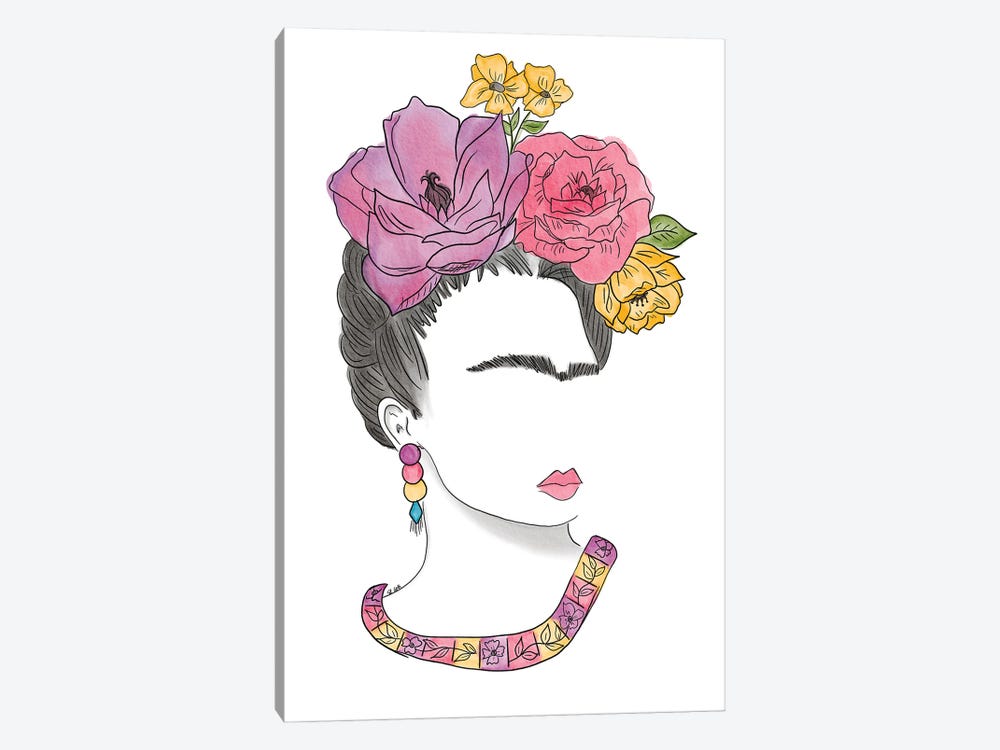 Frida No. 3 by Sheila Gotti 1-piece Canvas Art Print