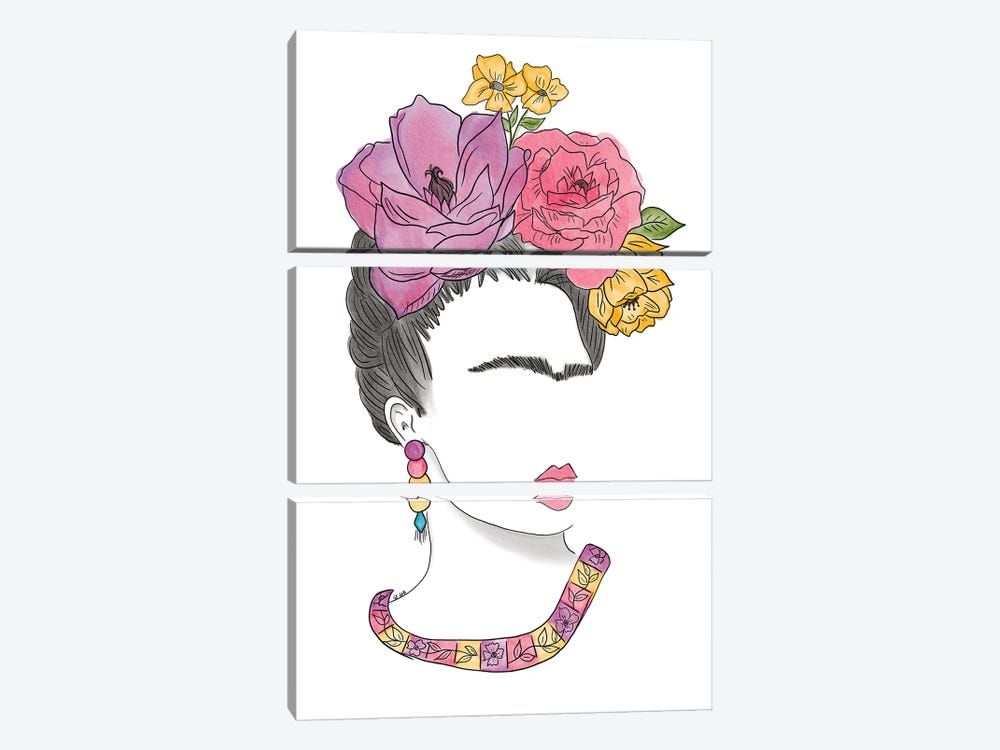 Frida No. 3 by Sheila Gotti 3-piece Art Print