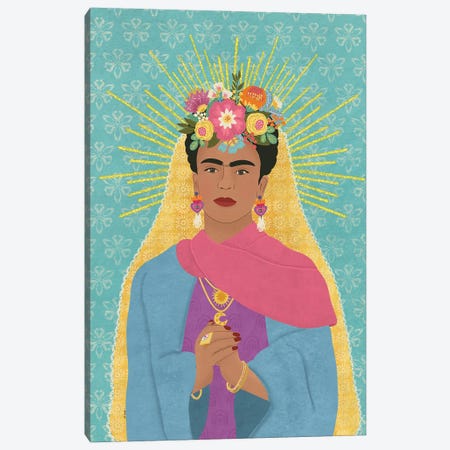 Saint Frida Canvas Print #GTT86} by Sheila Gotti Canvas Wall Art