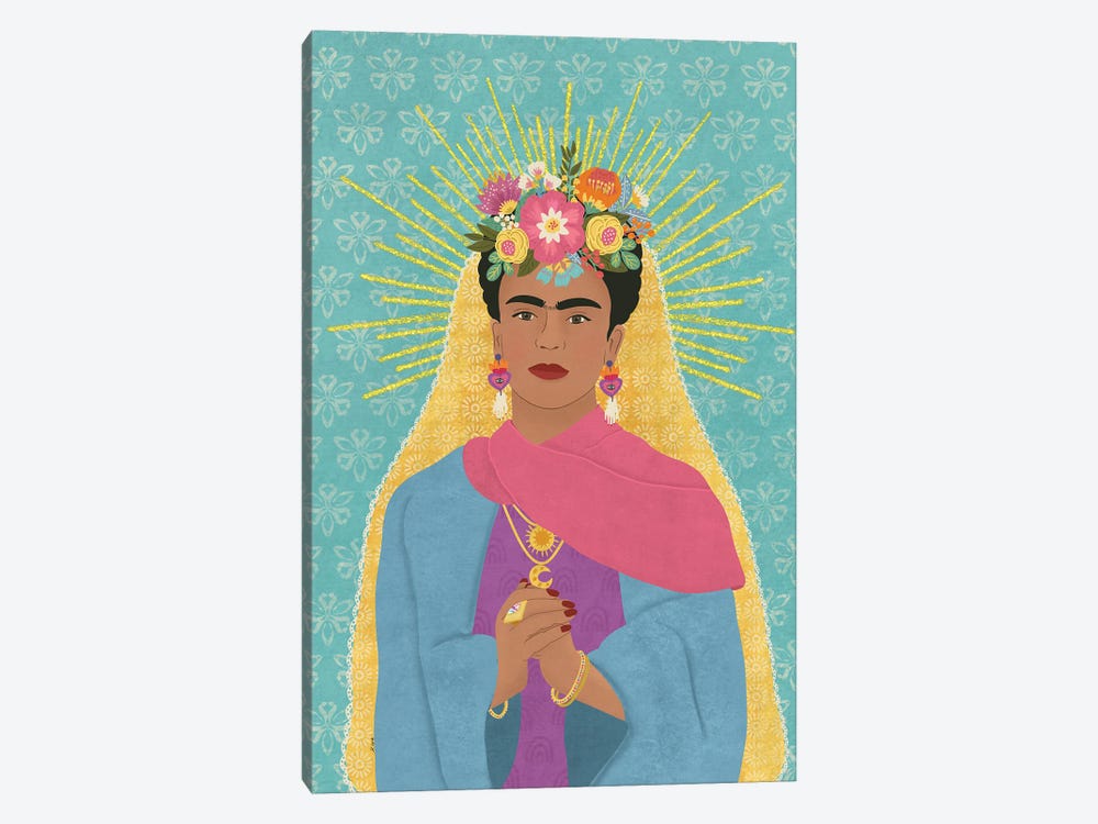 Saint Frida by Sheila Gotti 1-piece Canvas Print