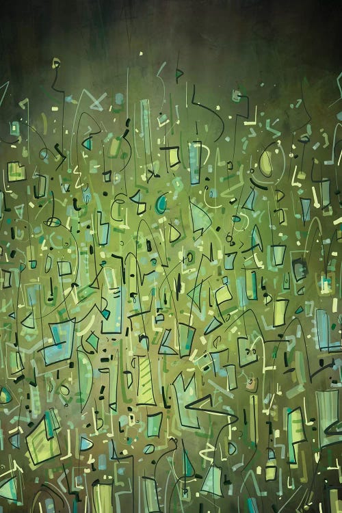 Geometric Forest by Guillermo Arismendi wall art