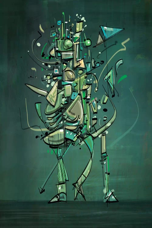 Minstrel III by Guillermo Arismendi wall art