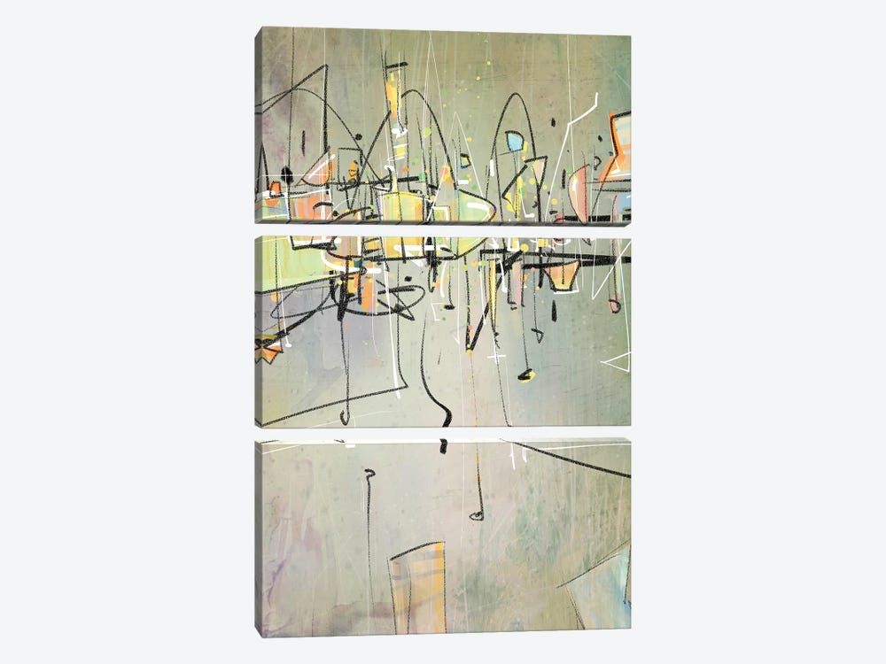 Mirage by Guillermo Arismendi 3-piece Canvas Print