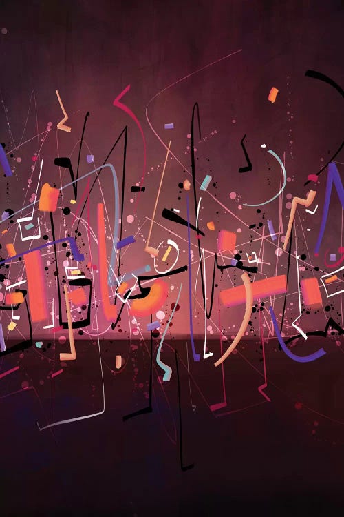 Red Ensemble  by Guillermo Arismendi wall art