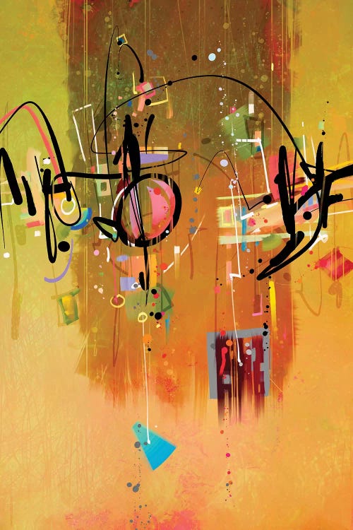 Saharan writings I by Guillermo Arismendi wall art