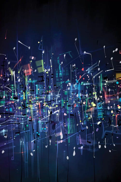 Urban Fireflies by Guillermo Arismendi wall art