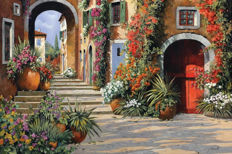 Un'Altra Porta Rossa Sulla Salita by Guido Borelli wall art