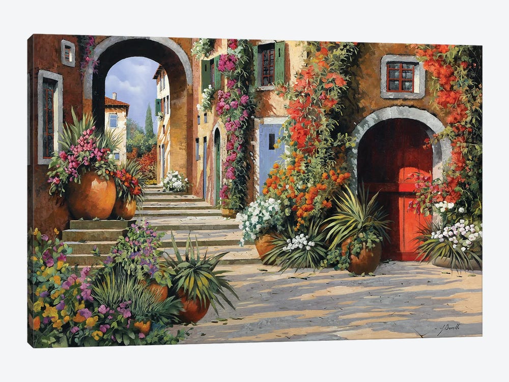 Un'Altra Porta Rossa Sulla Salita by Guido Borelli 1-piece Canvas Print