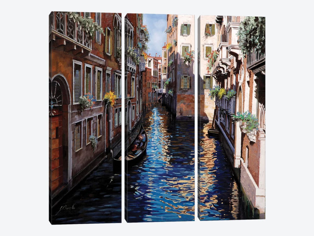 Venezia Blu by Guido Borelli 3-piece Canvas Artwork