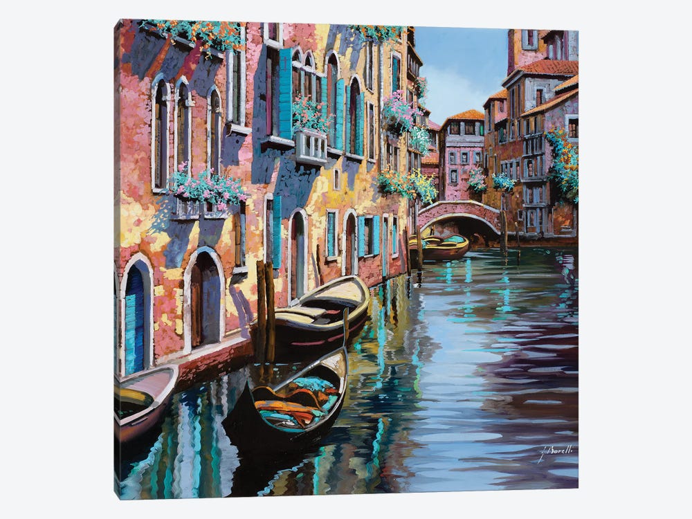 Venezia In Rosa by Guido Borelli 1-piece Canvas Art Print