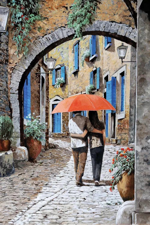 Abbracciati Sotto L’Arco by Guido Borelli wall art